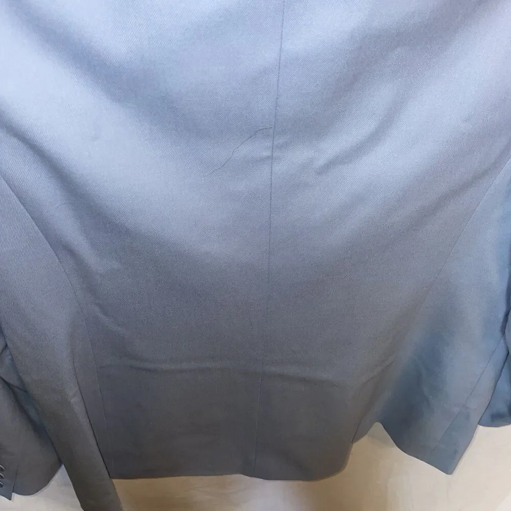 Talbots Women’s Skirt Suit Size 14 Powder Blue Wool Business Formal